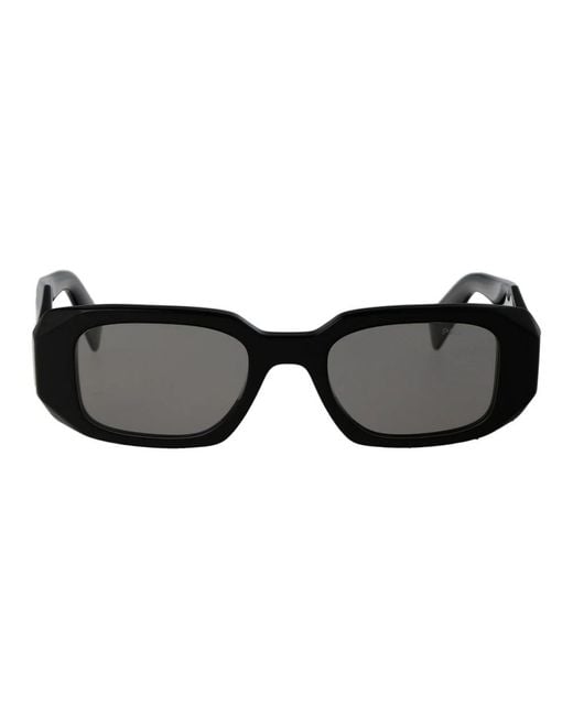 Prada Black Stylische sonnenbrille mit 0pr 17ws design