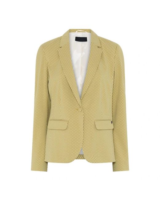 Cro Jassen ,Geel ,Leer Blazers in het Yellow