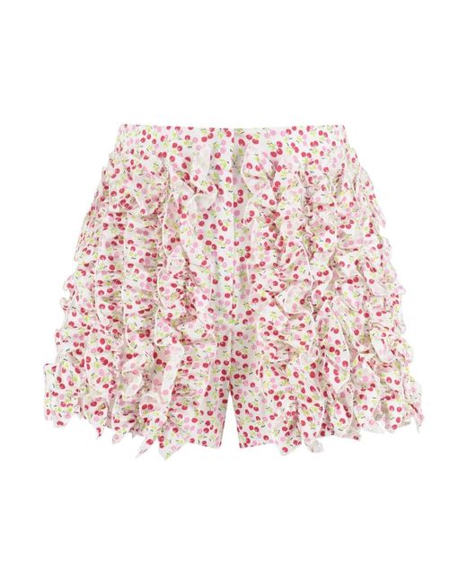 Short Shorts MSGM en coloris Red