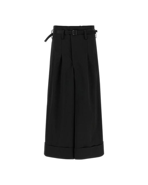 Junya Watanabe Black Wide Trousers