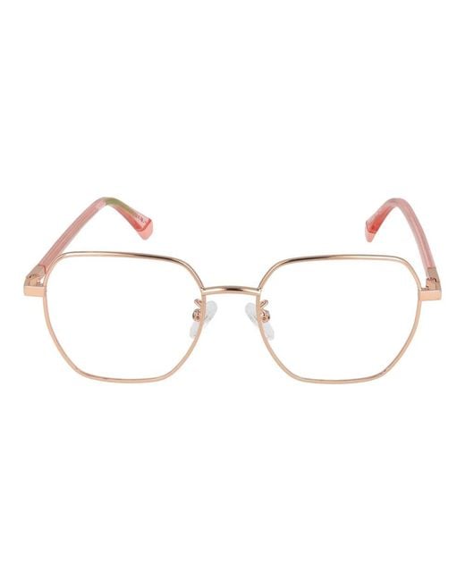 Polaroid White Glasses