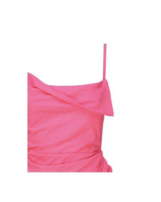 Jacquemus Pink Short Dresses
