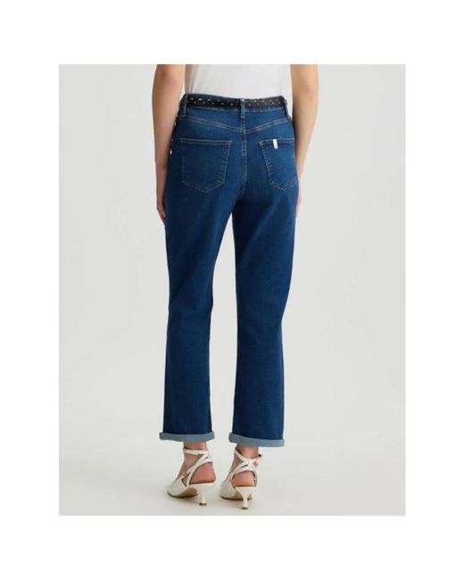 Liu Jo Cropped Jeans in het Blue