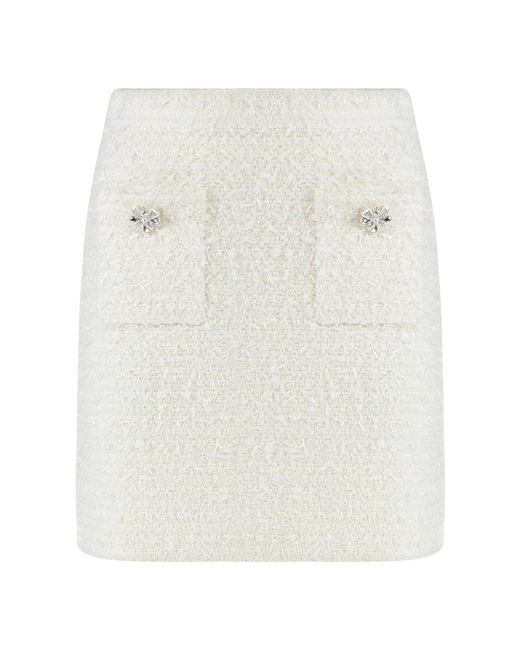 Self-Portrait Short Skirts in het White