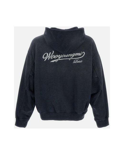 Wooyoungmi Blue Zip-Throughs for men