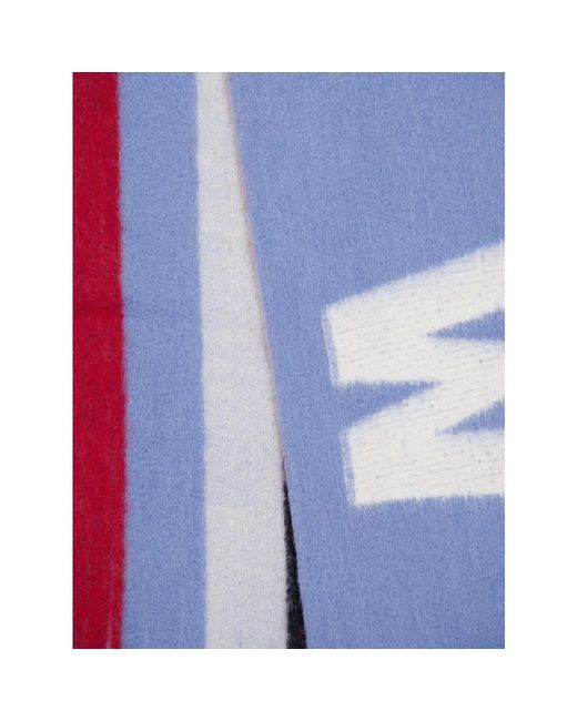 Marni Blue Winter Scarves for men