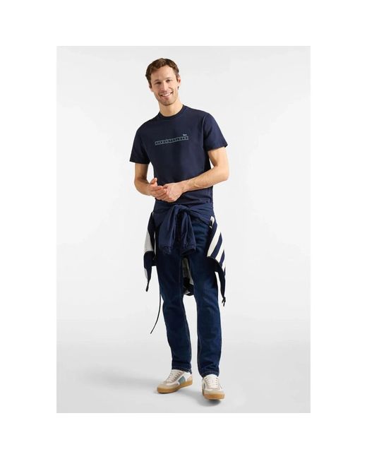 Harmont & Blaine Blue T-Shirts for men