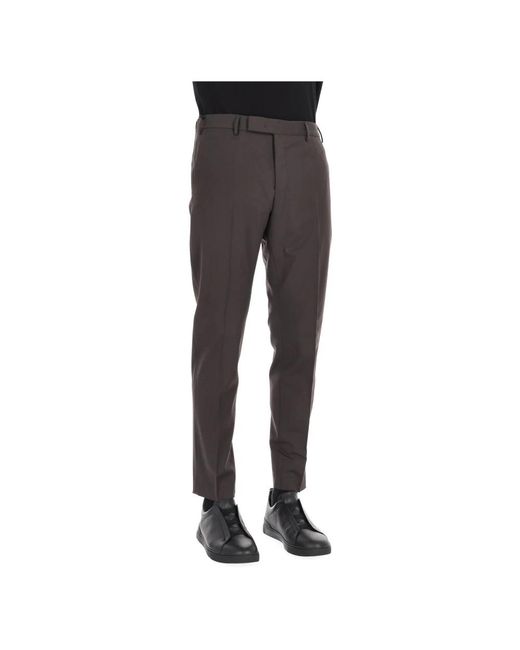 PT Torino Gray Suit Trousers for men