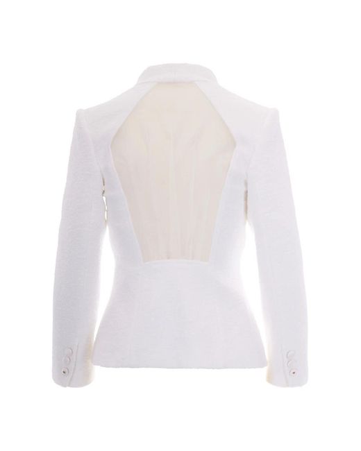 Elisabetta Franchi White Blazers
