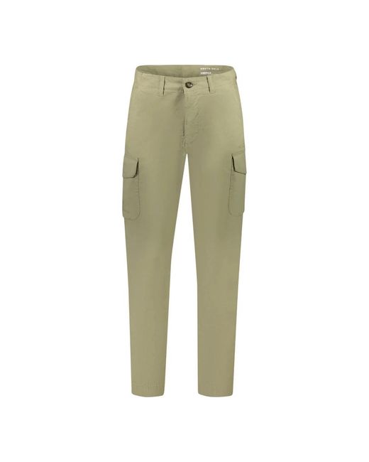 North Sails Green Slim-Fit Trousers for men