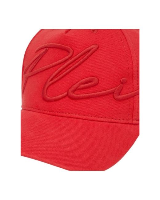 Philipp Plein Red Caps for men