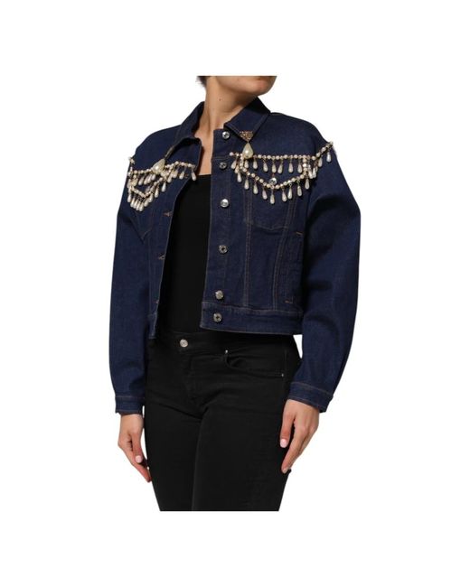 Dolce & Gabbana Blue Denim Jackets