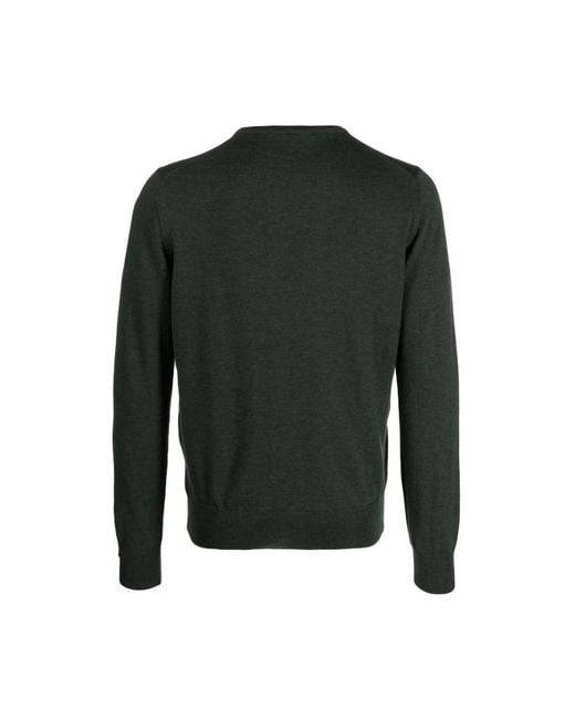 La Fileria Green Round-Neck Knitwear for men