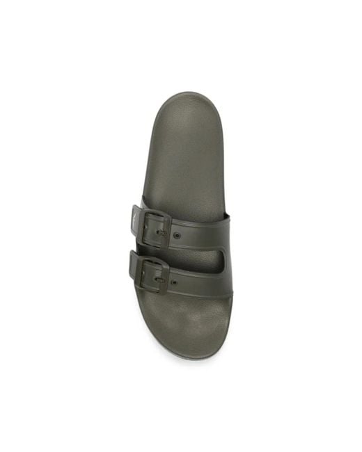 Emporio Armani Green Sliders for men