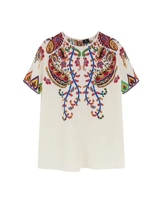 Etro White T-Shirts