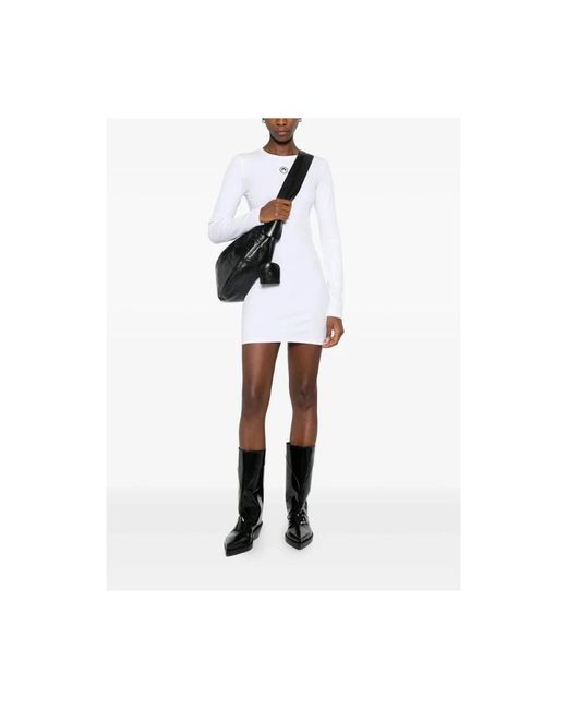 MARINE SERRE White Short Dresses