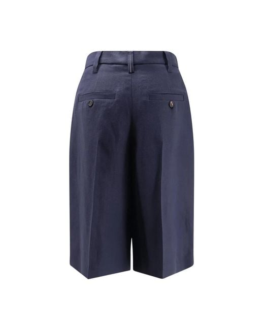 Brunello Cucinelli Blue Casual Shorts