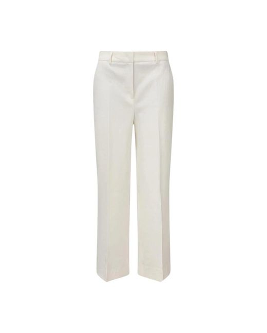 Straight Trousers Seductive en coloris White