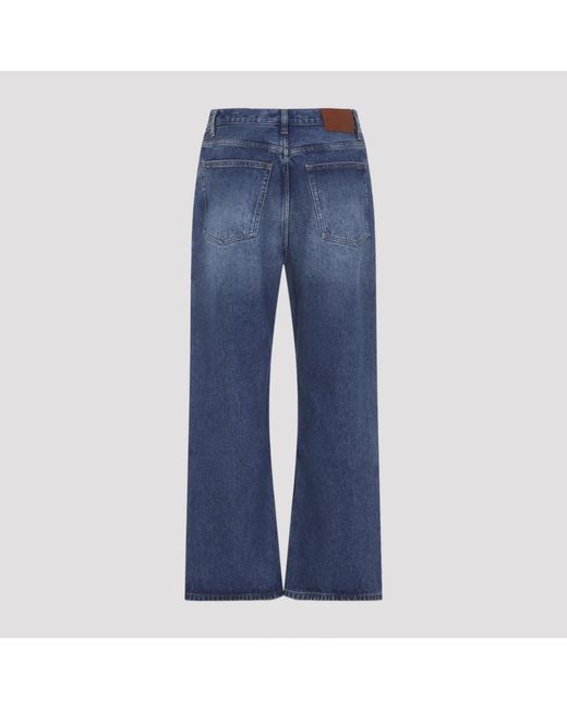Studio Nicholson Jeans ,Blauw ,Denim Denjo Denim Pant in het Blue