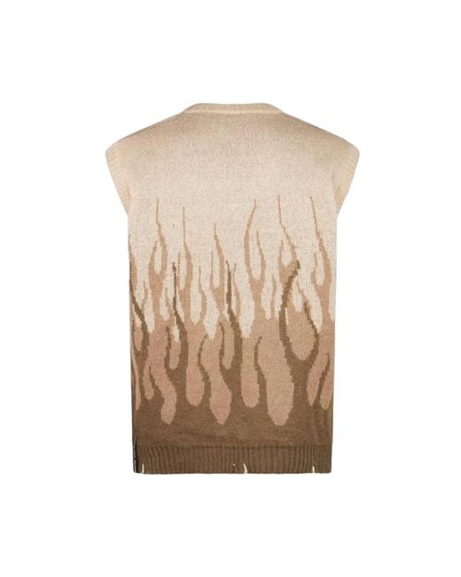 Sleeveless Knitwear Vision Of Super de hombre de color Natural