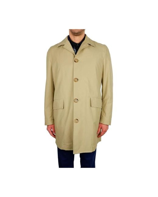 Aquascutum Natural Single-Breasted Coats for men
