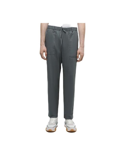 Armani Exchange Gray Straight Trousers for men