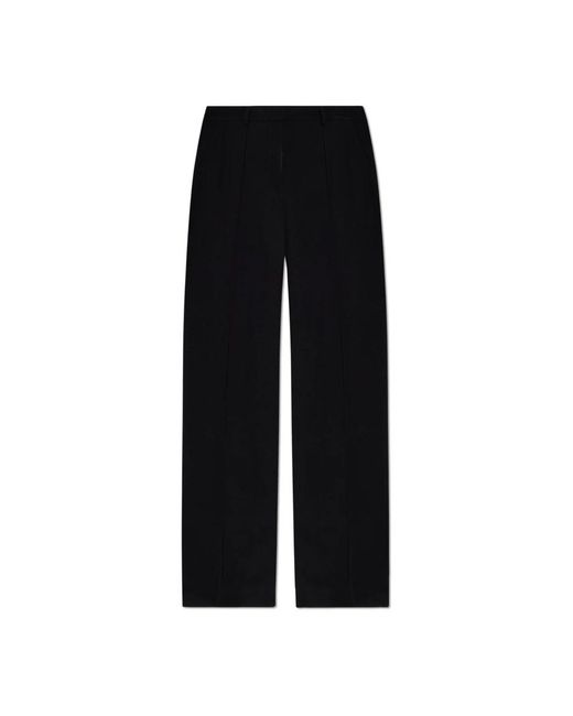 Balmain Broek Met Stiksels Op De Benen in het Black