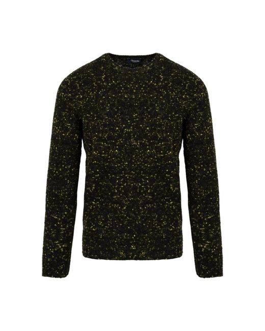 Drumohr Black Round-Neck Knitwear for men