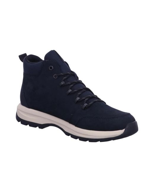 Rieker Schnürstiefelette U1671 in Blue für Herren