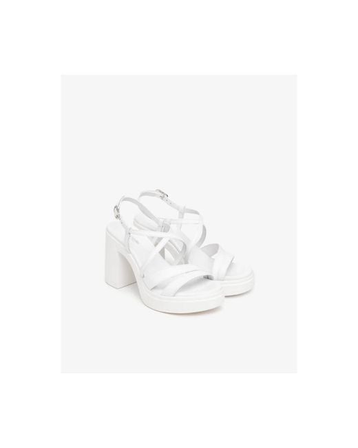 Nero Giardini White High Heel Sandals