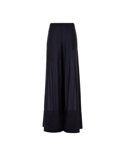 Malo Blue Wide Trousers