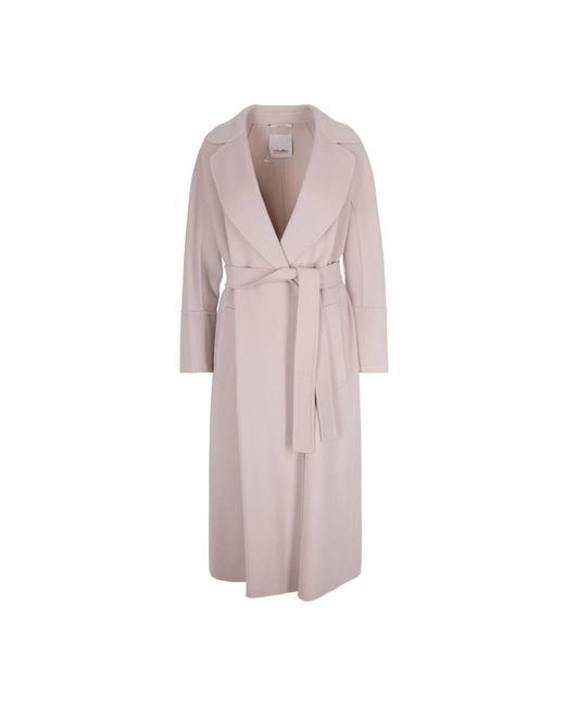 Max Mara Natural Belted Coats