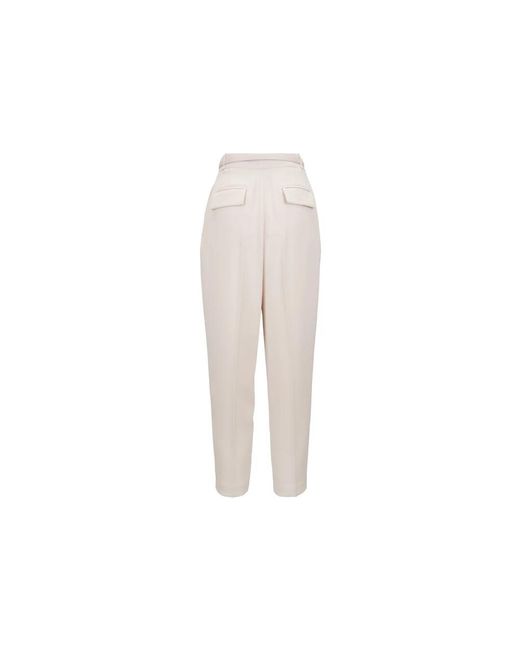 Elisabetta Franchi Natural Tapered Trousers