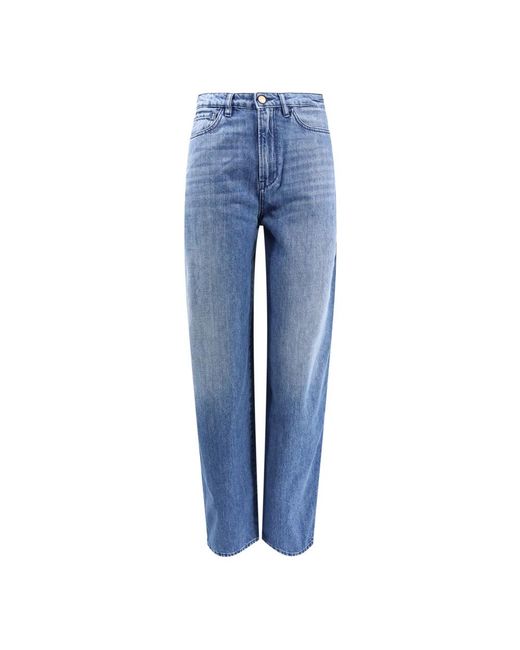 3x1 Blue Loose-Fit Jeans