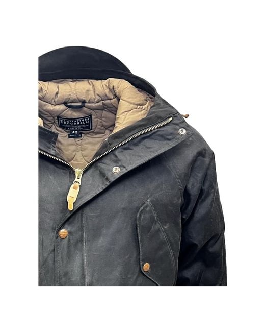 Winter Jackets di Manifattura Ceccarelli in Black da Uomo