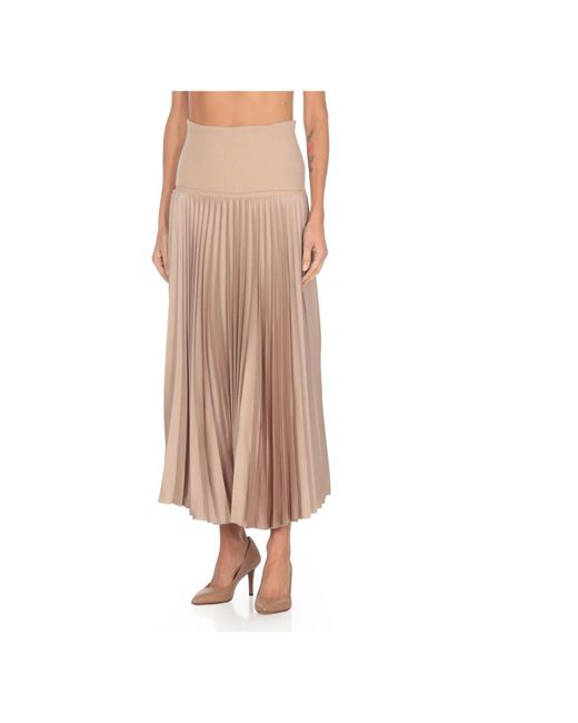D.exterior Natural Midi Skirts