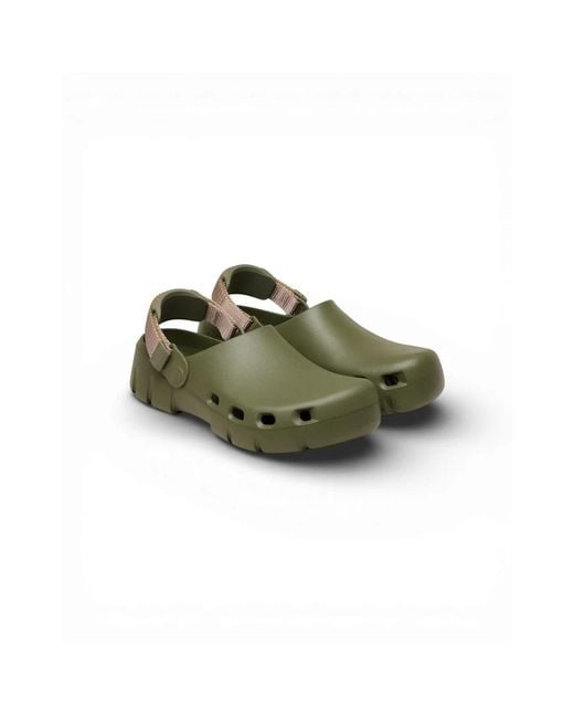 Birkenstock Green Clogs for men