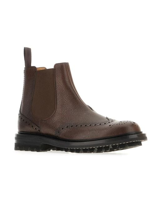 Church's Brown Chelsea Boots for men