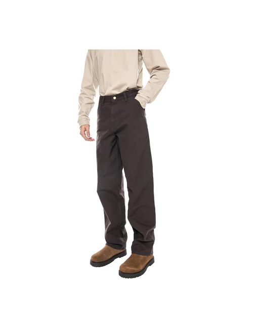 Carhartt Black Straight Trousers for men