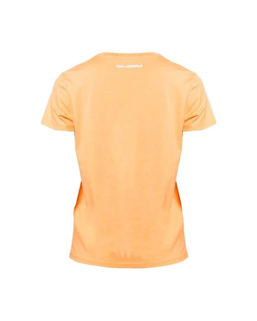 Karl Lagerfeld Orange T-Shirts