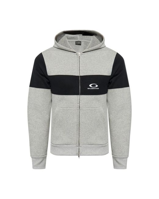 Balenciaga Kapuzenpullover in Gray für Herren