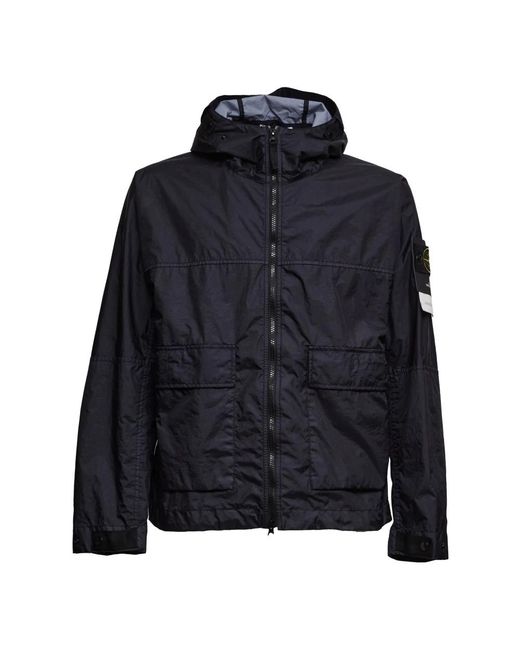 Light Jackets Stone Island de hombre de color Blue