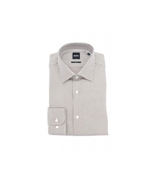 Boss Gray Formal Shirts for men