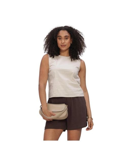 Object Objpaige Lo S/L Top in het Brown