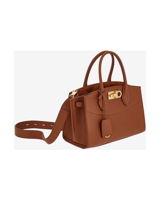 Ferragamo Brown Handbags