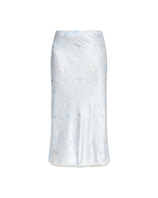 Midi Skirts LoveShackFancy de color Blue