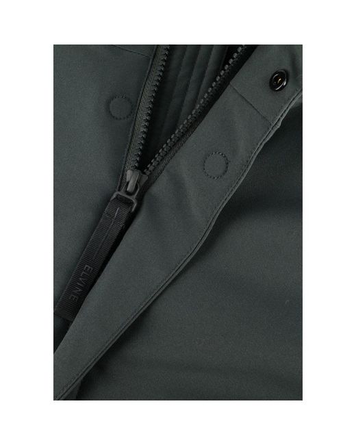 Elvine Jassen ,Groen ,Polyester Stijlvolle Groene Parka Jas Voor Mannen in het Black voor heren