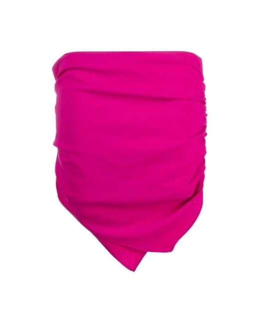 The Attico Pink Short Skirts