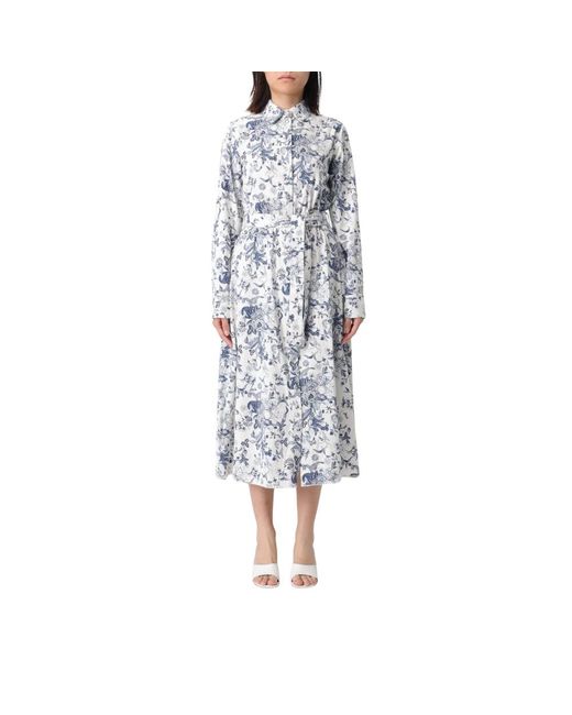 Liu Jo Blue Shirt Dresses