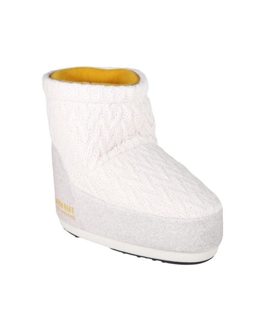 Moon Boot White Winter Boots
